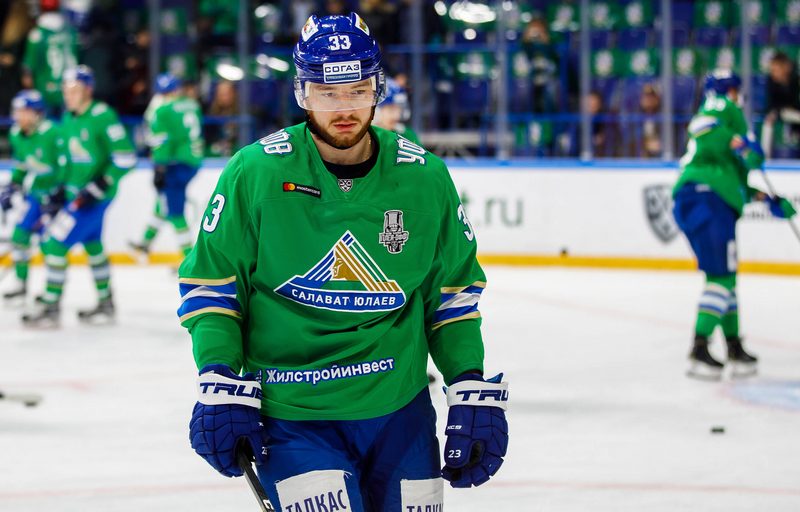 KHL. Yury Sergiyenko on tryout in Barys