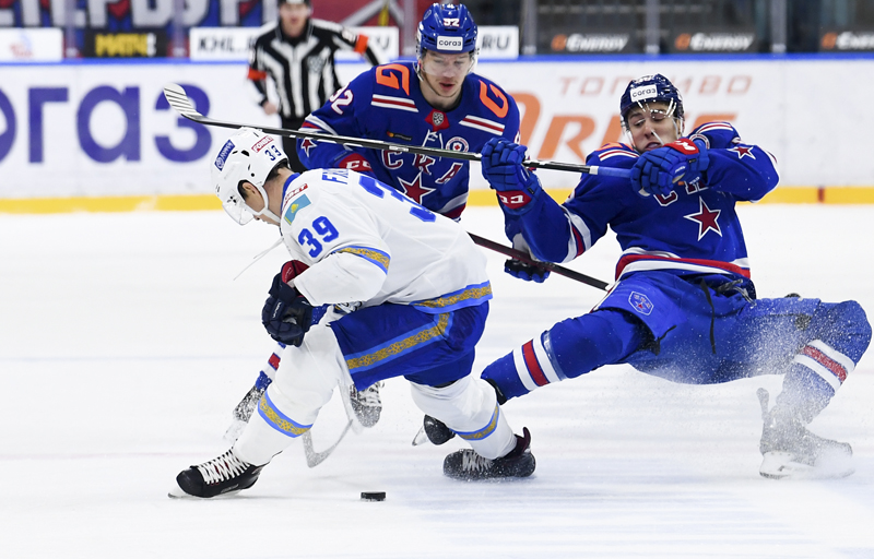 KHL. SKA-Barys - 4:3