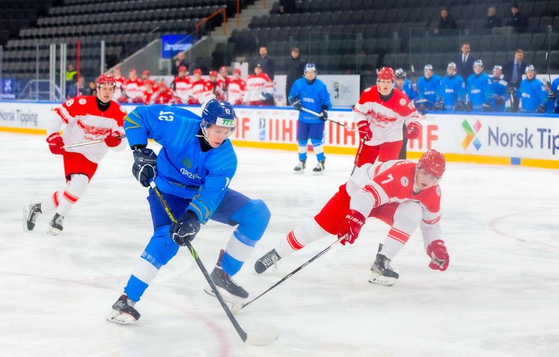 World Junior Championship. Kazakhstan - Denmark 4:0