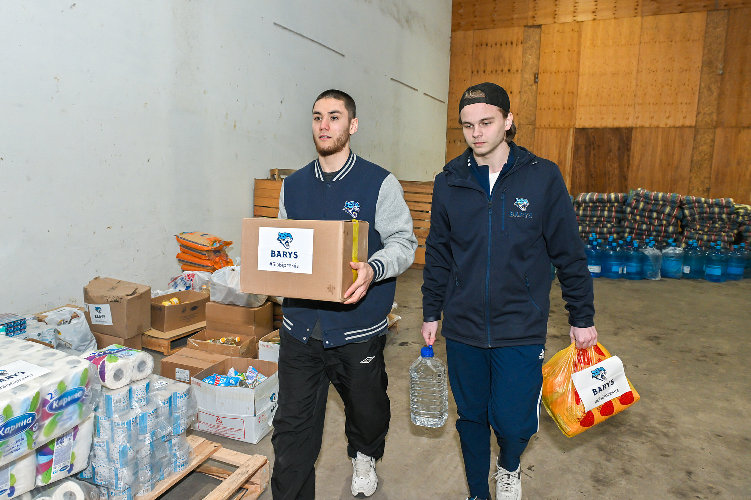 Barys sent humanitarian aid to flood victims
