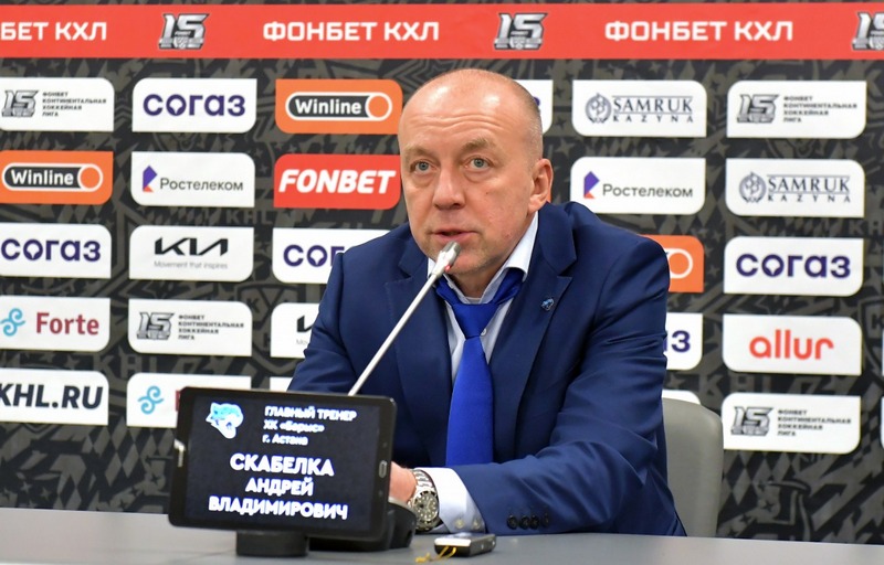 KHL. Barys – Sibir. Trainer's comments (video)