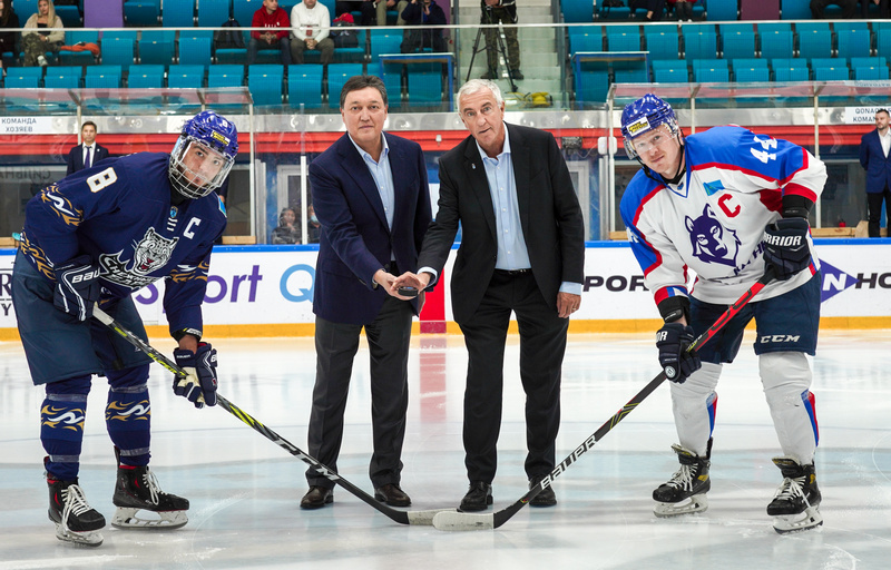 IIHF Head Luke Tardif visited Barys Arena