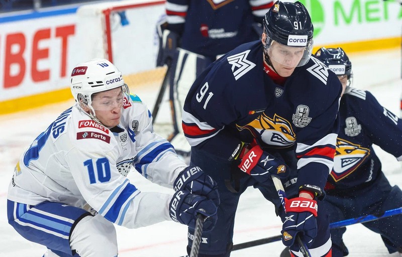 KHL. Nikita Mikhailis has played 350 matches 