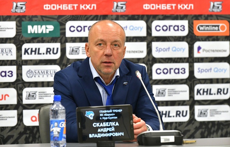 KHL. Barys - Avangard. Trainer comments (video)
