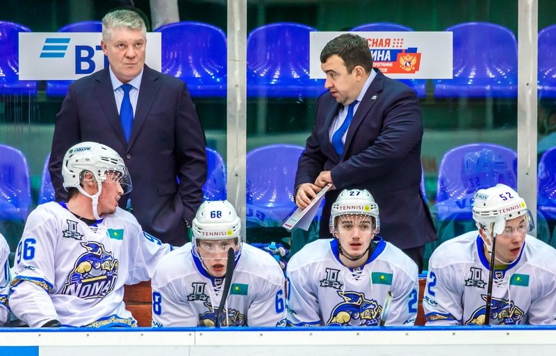 VHL. Press conference after the match Tver Dynamo - Nomad
