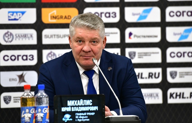 KHL. Barys - Kunlun RS. Coaches' press conference (video)