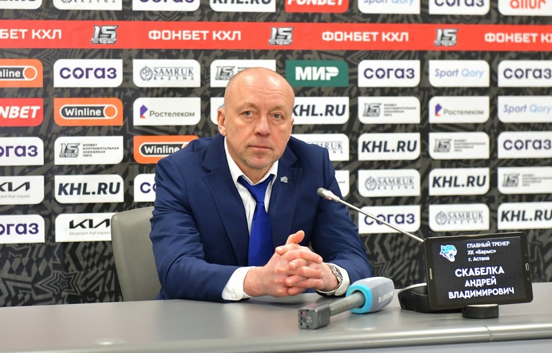 KHL. Barys - Lokomotiv. Trainer's comments (video)