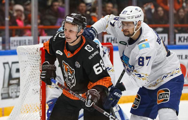 KHL. Amur - Barys. Trainer's comments (video)
