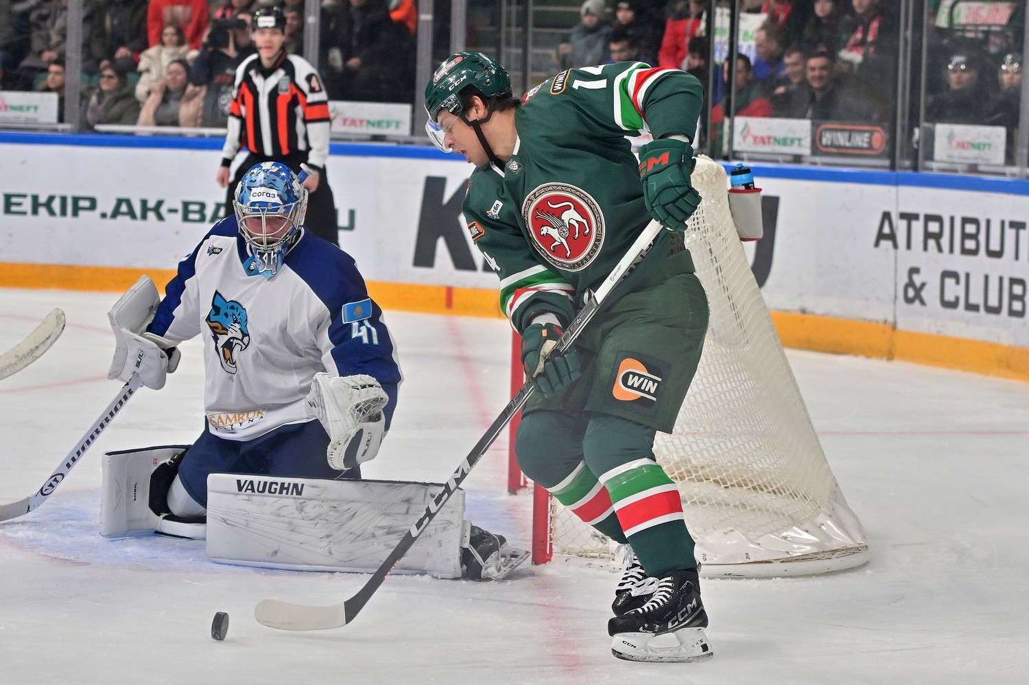 Barys Surrendered the Lead and Lost to Ak Bars