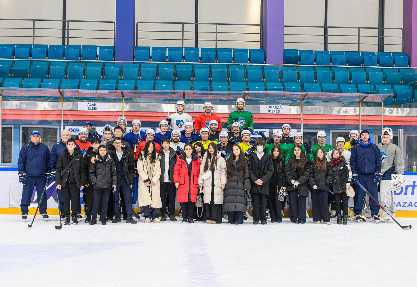 Students from School No. 109 Visit Barys Arena