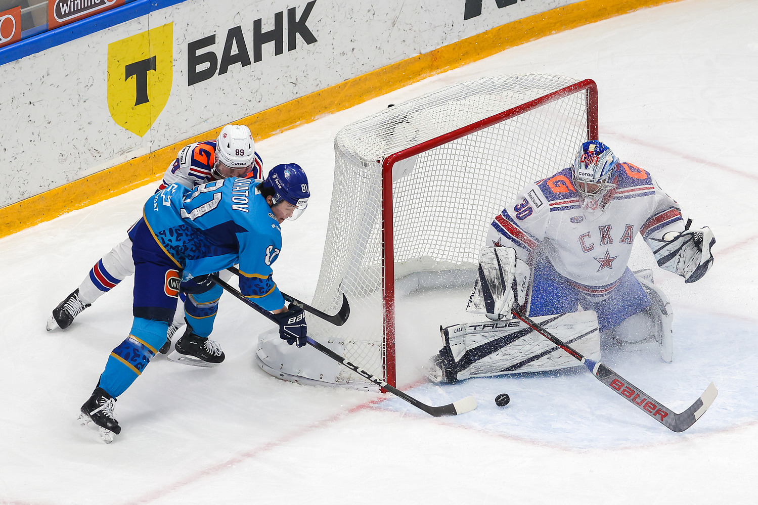 Barys Fights Hard Against SKA with Nine Young Players in the Lineup