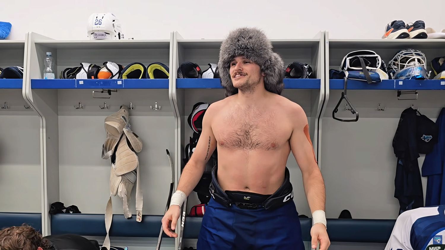 Dynamo Moscow's winning locker room — Barys