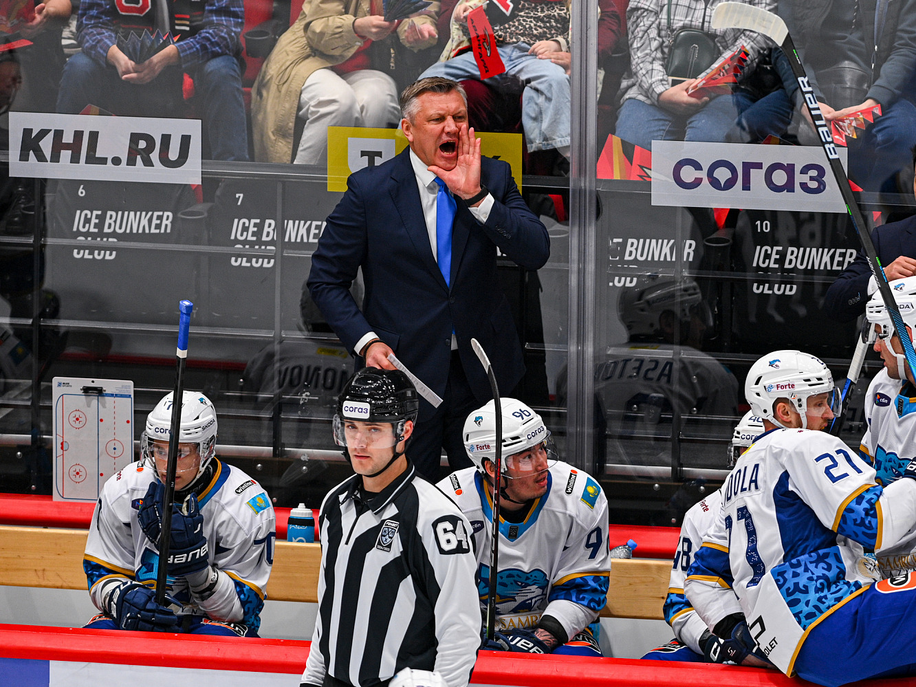 Coaches' Comments After the Avangard vs. Barys Game