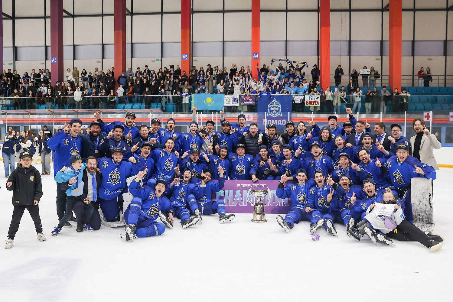 Nomad Become Three-Time Champions of Kazakhstan