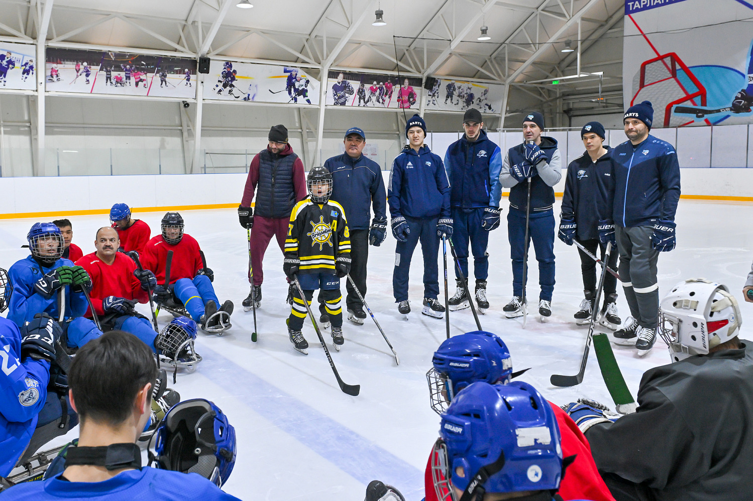 Barys held a training session with Kazakhstan's Paralympic team