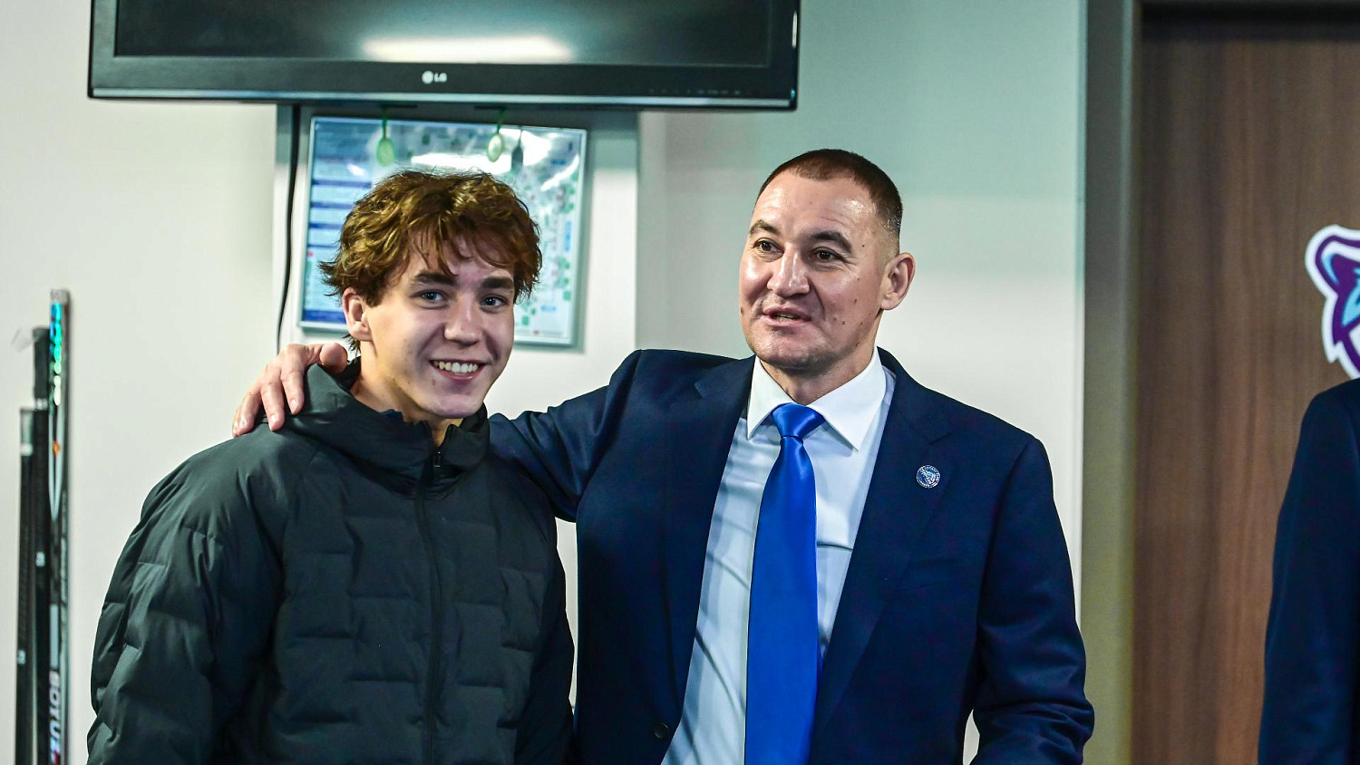 The winning locker room of Snezhnye Barsy - Sputnik