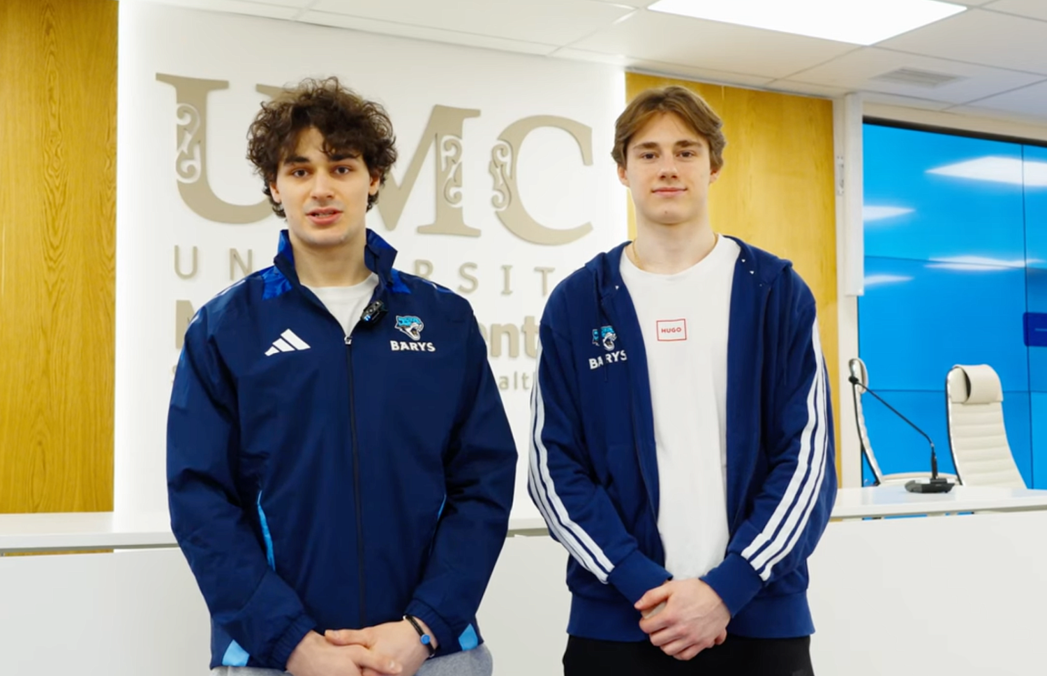 Barys visited the University Medical Center