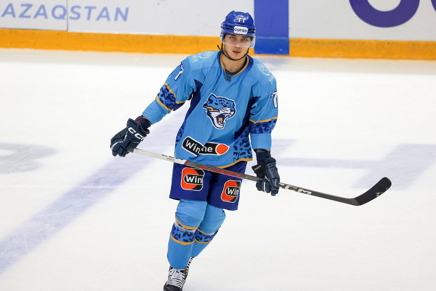 Ansar Shaikhmeddenov played his 100th KHL Game