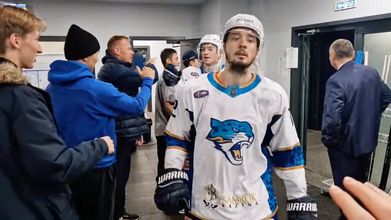 Victory locker room | "Sibir" - "Barys"