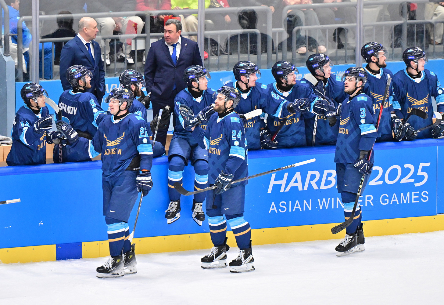 The Kazakhstan national team advances to the finals of the Asian Games hockey tournament.